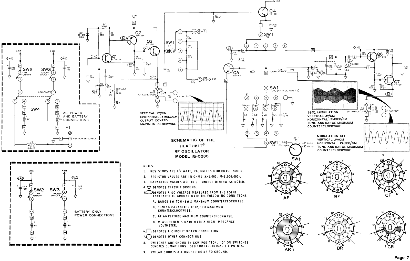 Heath Company IG-5280 Schematic