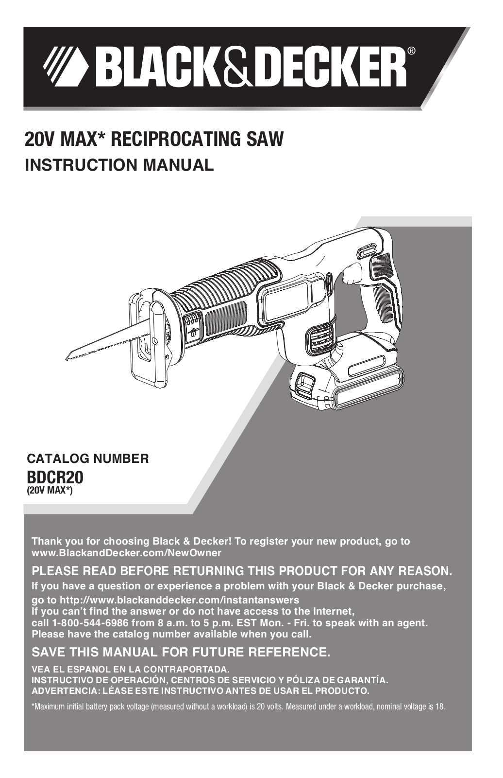 Black & Decker BDCD220RS User Manual