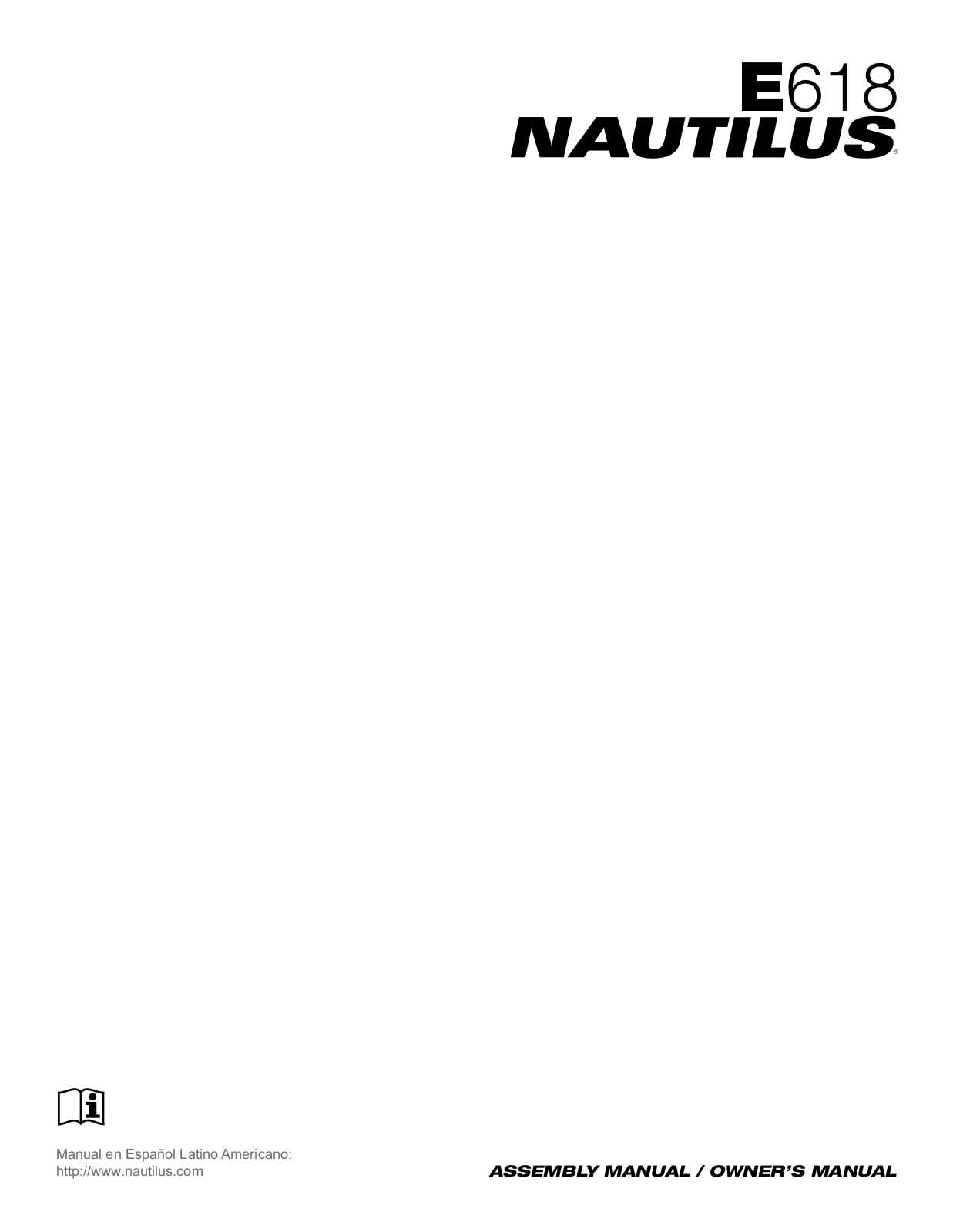 Nautilus E618 User Manual