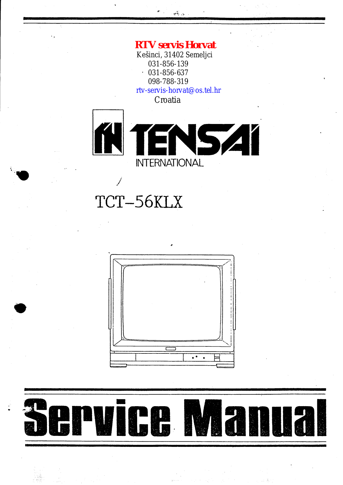 Tensai TCT56KLX Schematic - ManualMachine.com