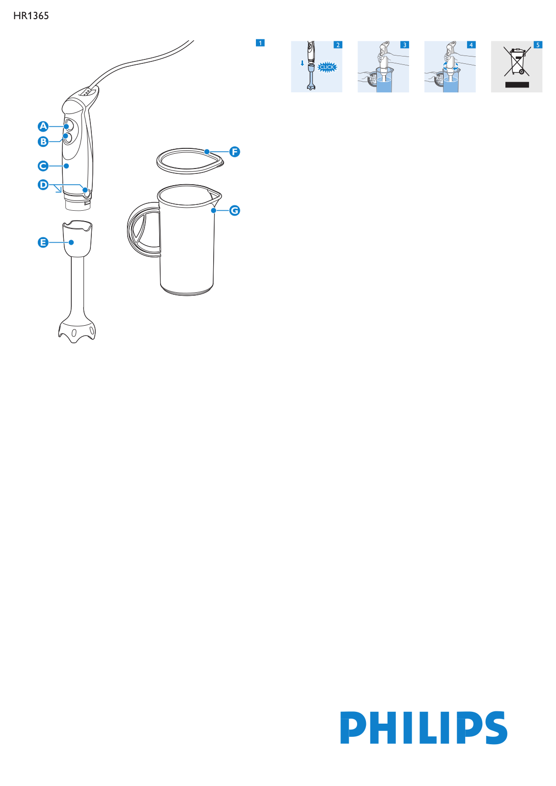 Philips HR 1365 User Manual