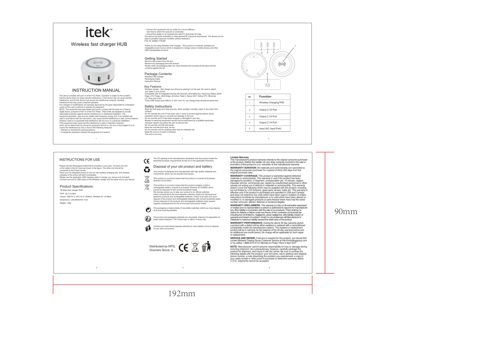 HeYouTai Technology YTK380 User Manual