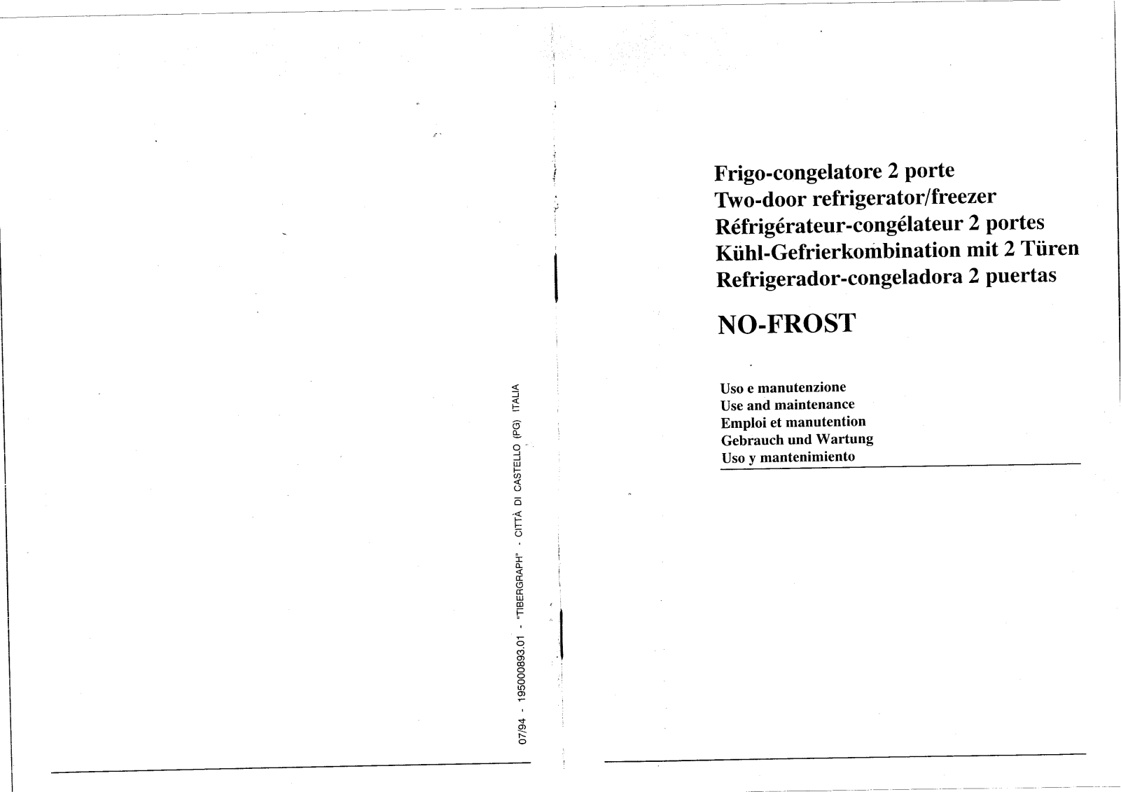 Smeg FR298SENF User Manual