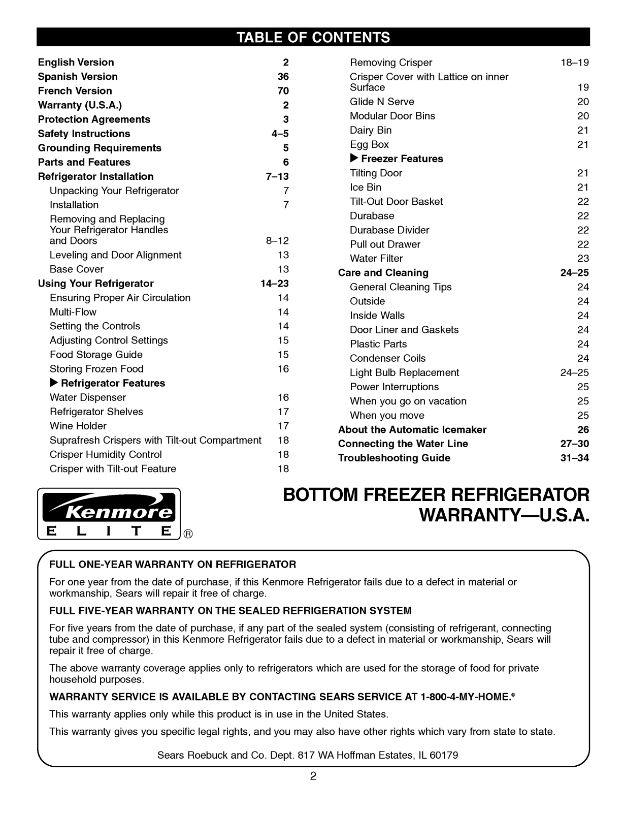 LG 75552 User Manual