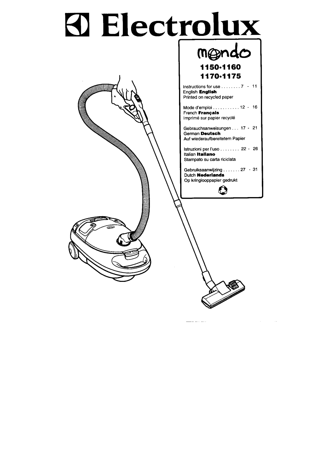 electrolux Mando series User Manual