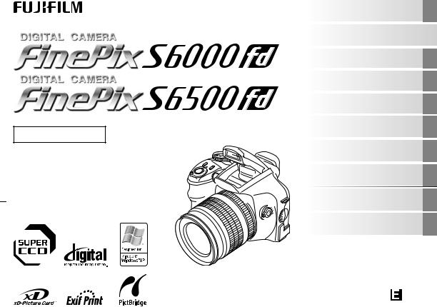 Fujifilm FINEPIX S6000FD, FINEPIX S6500FD User Manual