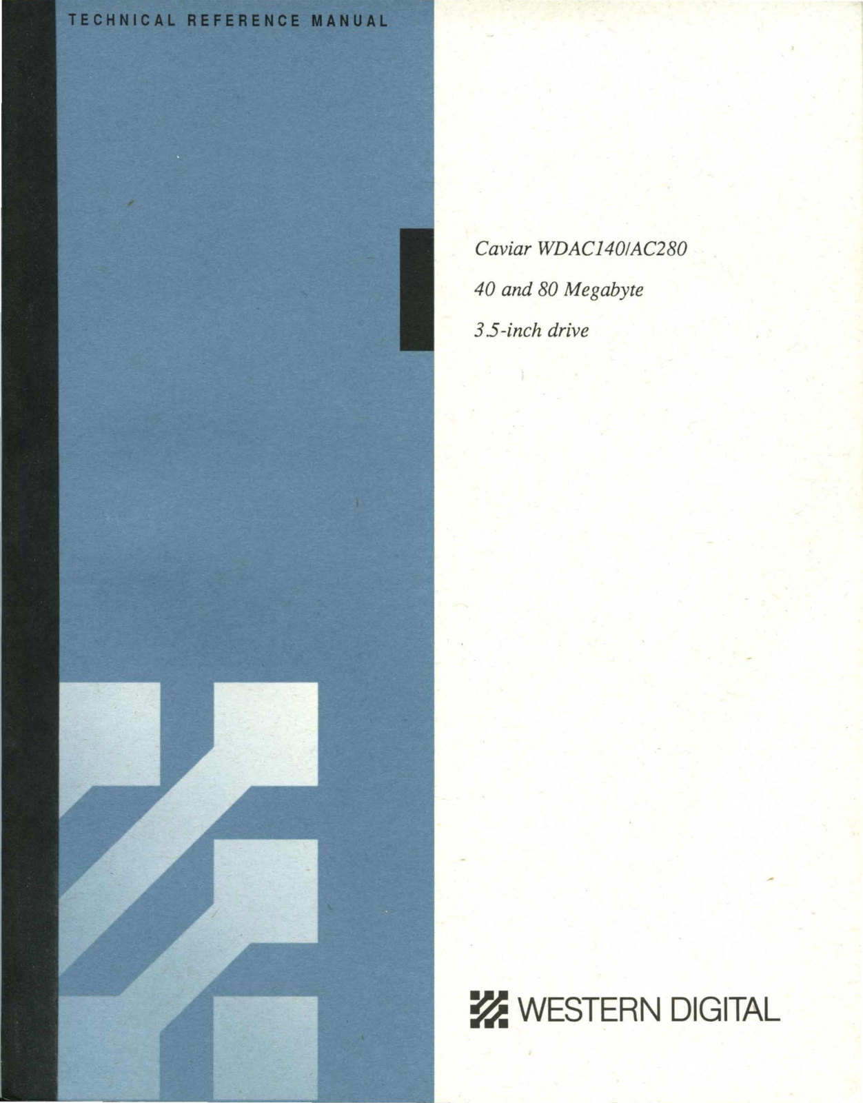 Western Digital AC280, WDAC140 Technical Reference Manual - ManualMachine.com