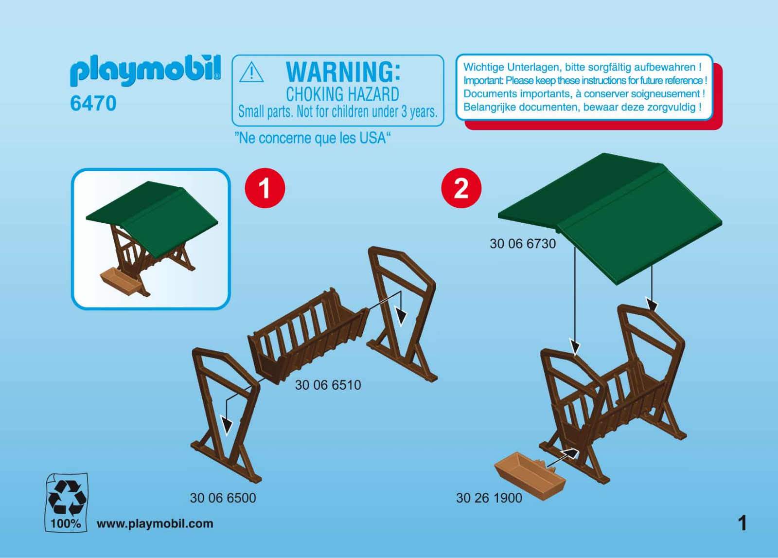 Playmobil 6470 Instructions