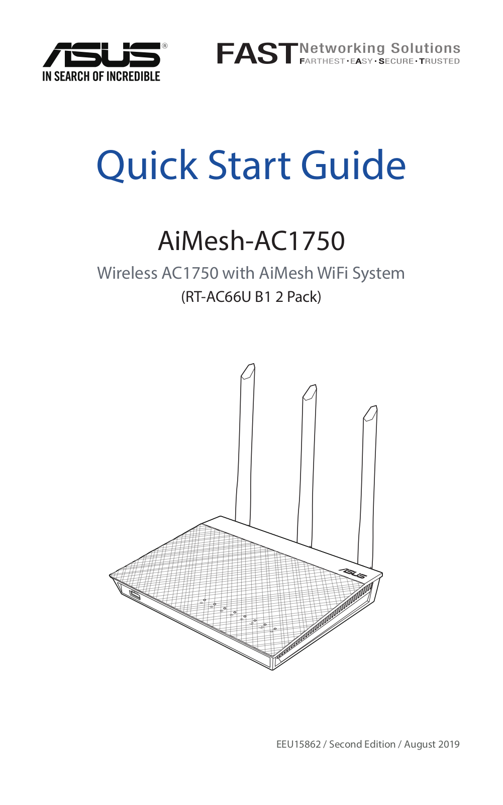 Asus AC1750 Quick Installation Guide