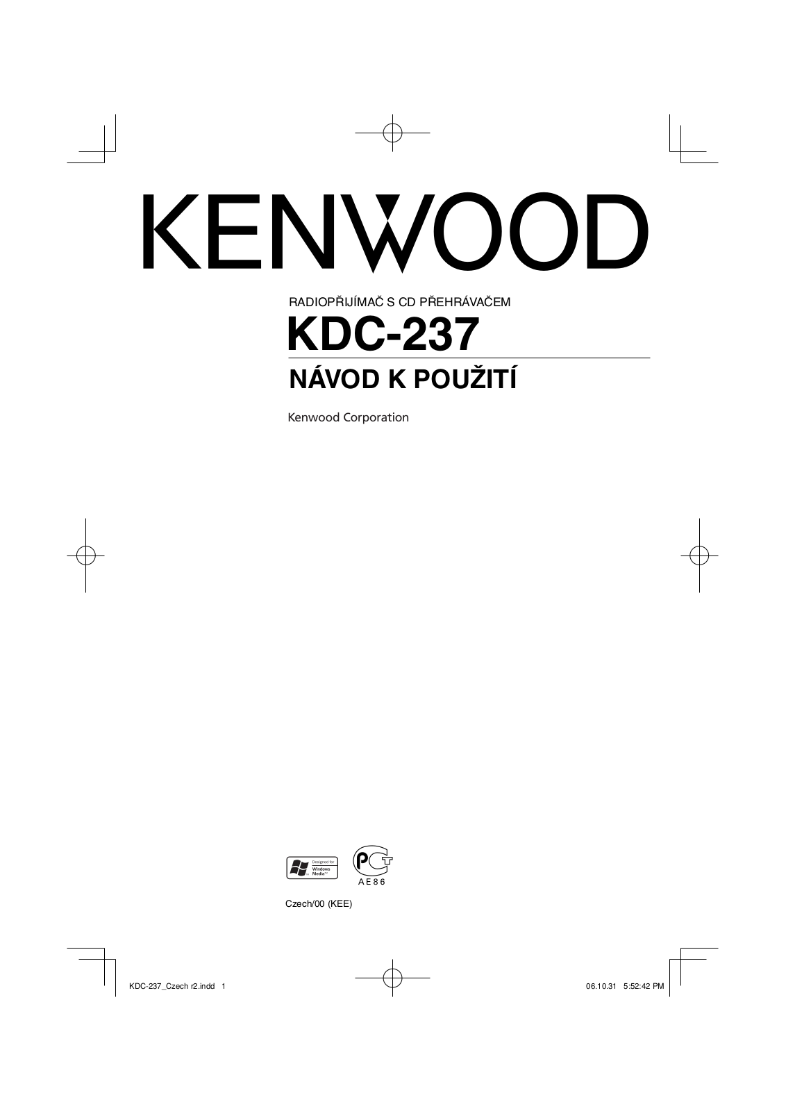 Kenwood KDC-237 User Manual