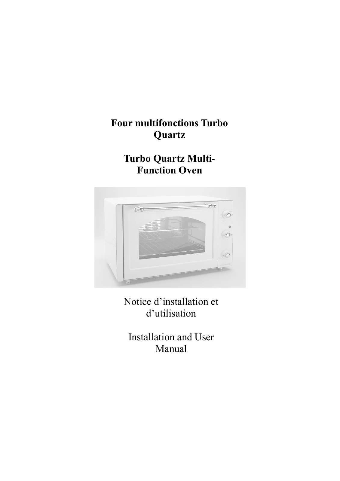 ROLLER GRILL TQ400 User Manual