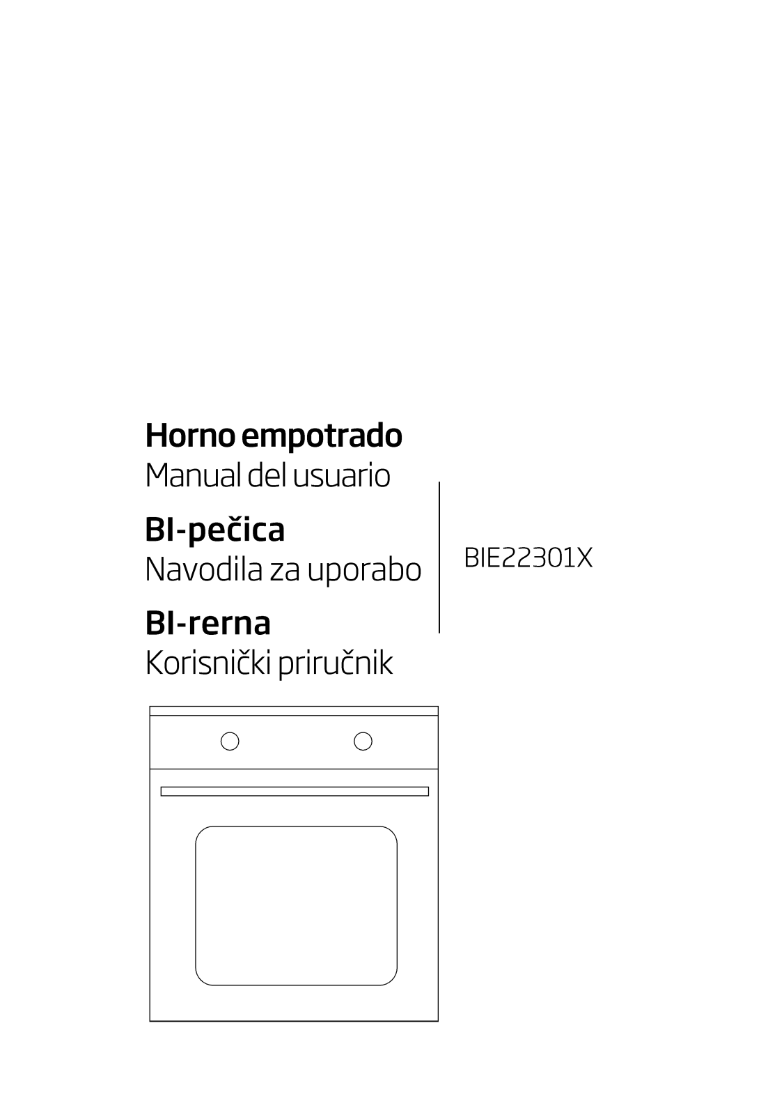 Beko BIE22301X User manual