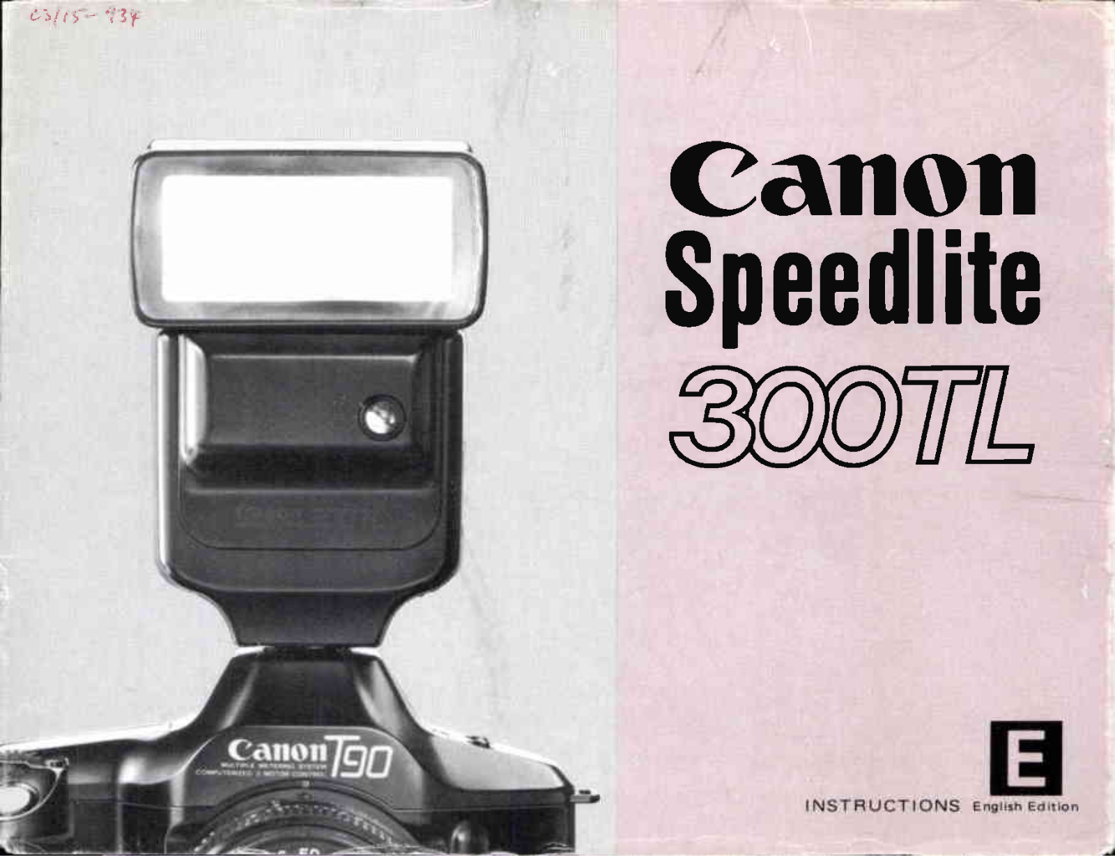 Canon 300 TL User Manual