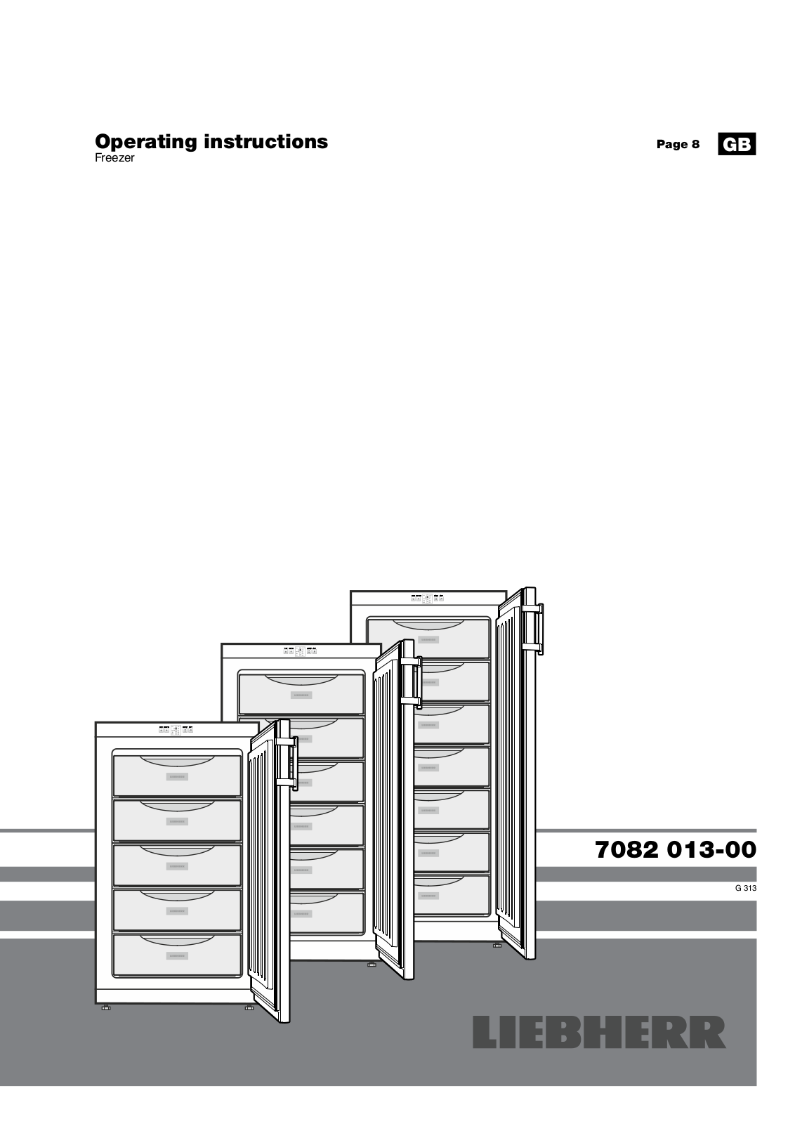 Liebherr G 2733 User Manual