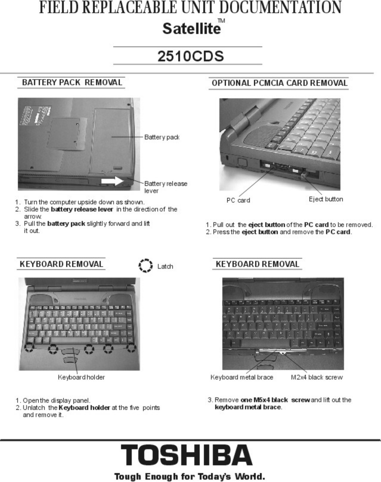 Toshiba satellite 2510cds Service Manual