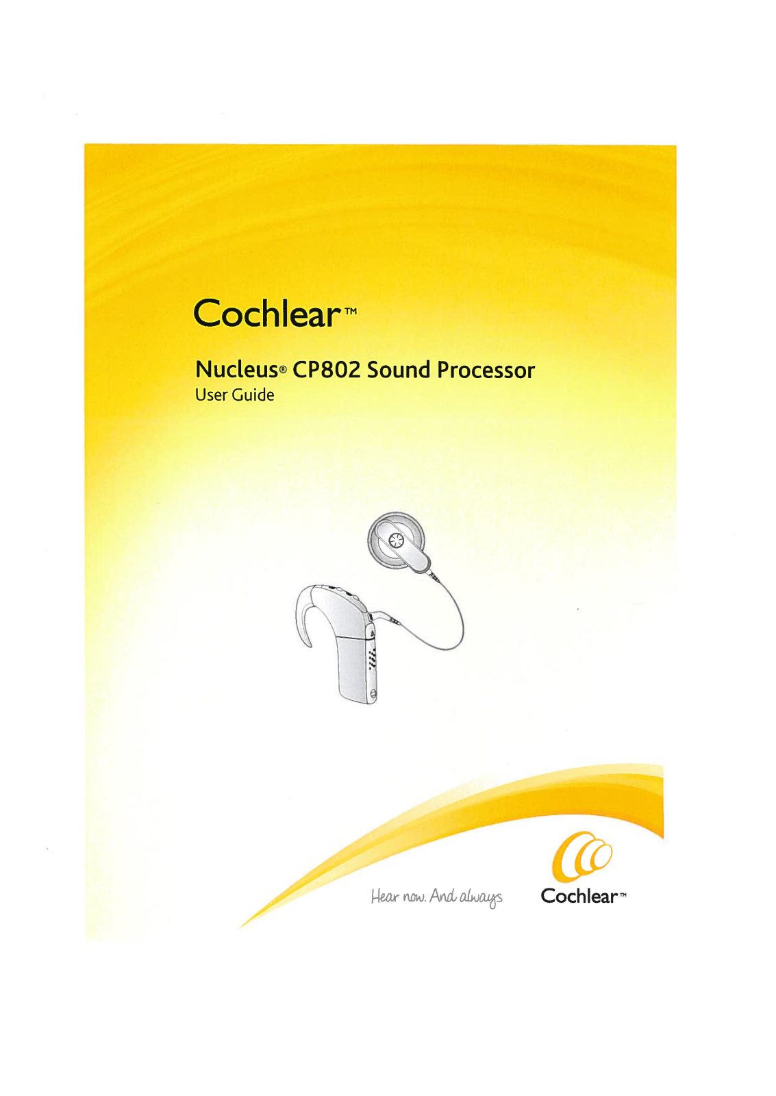 Cochlear P802 User Guide