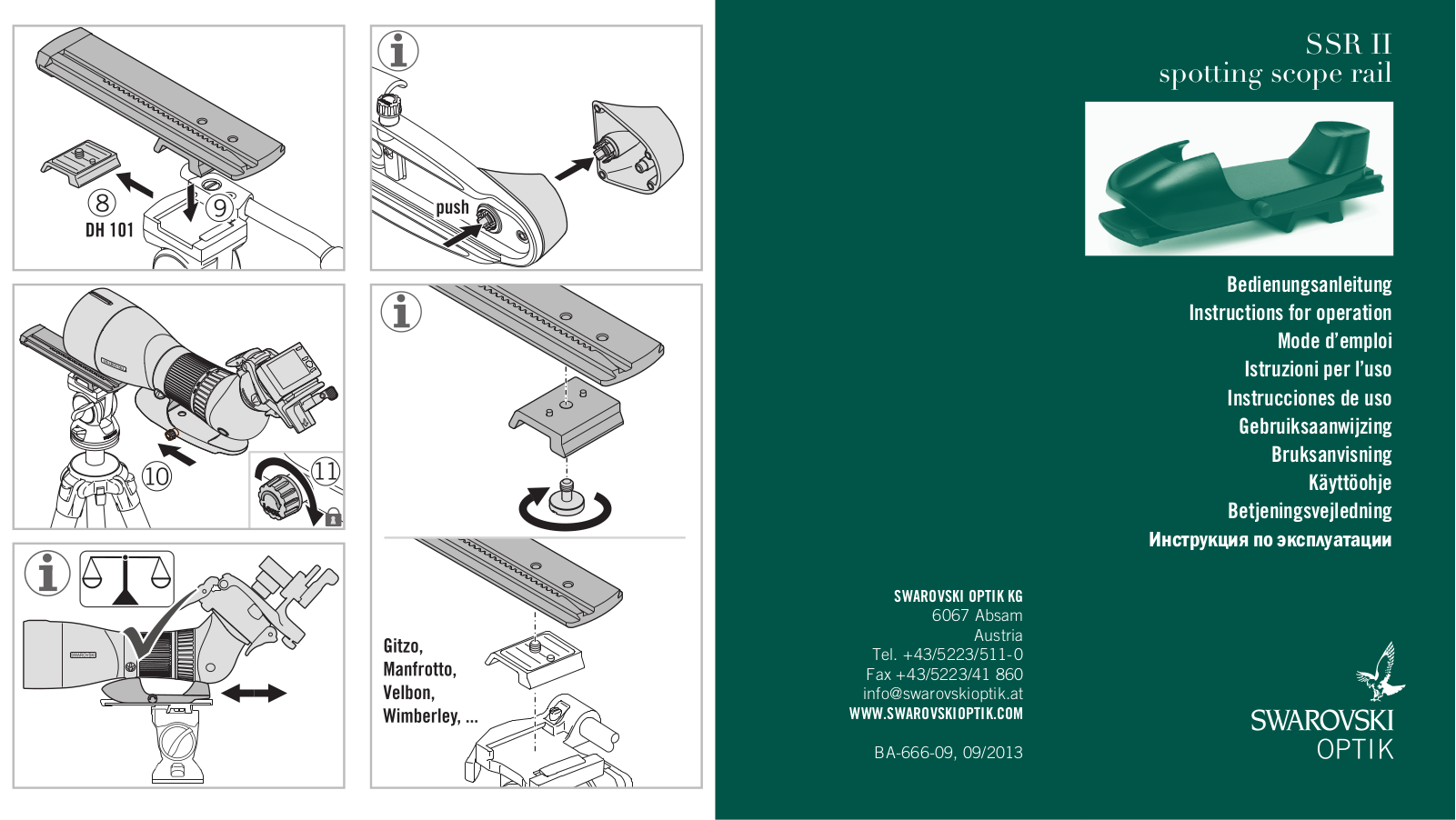 Swarovski Optik ATX-STX-ATS-STS-ATM-STM User Manual