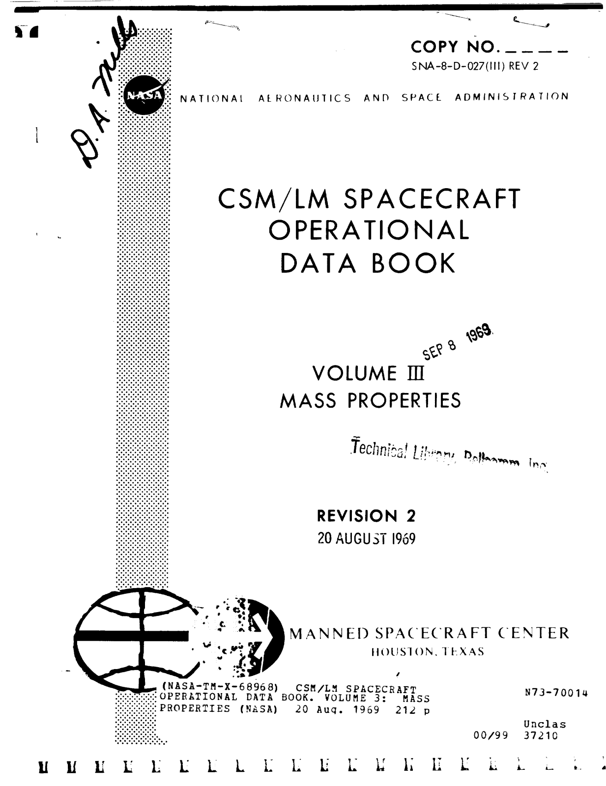 NASA TM-X-68968 User Manual