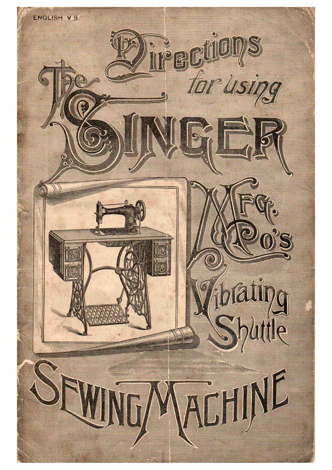 Singer Vibrating Shuttle User Manual