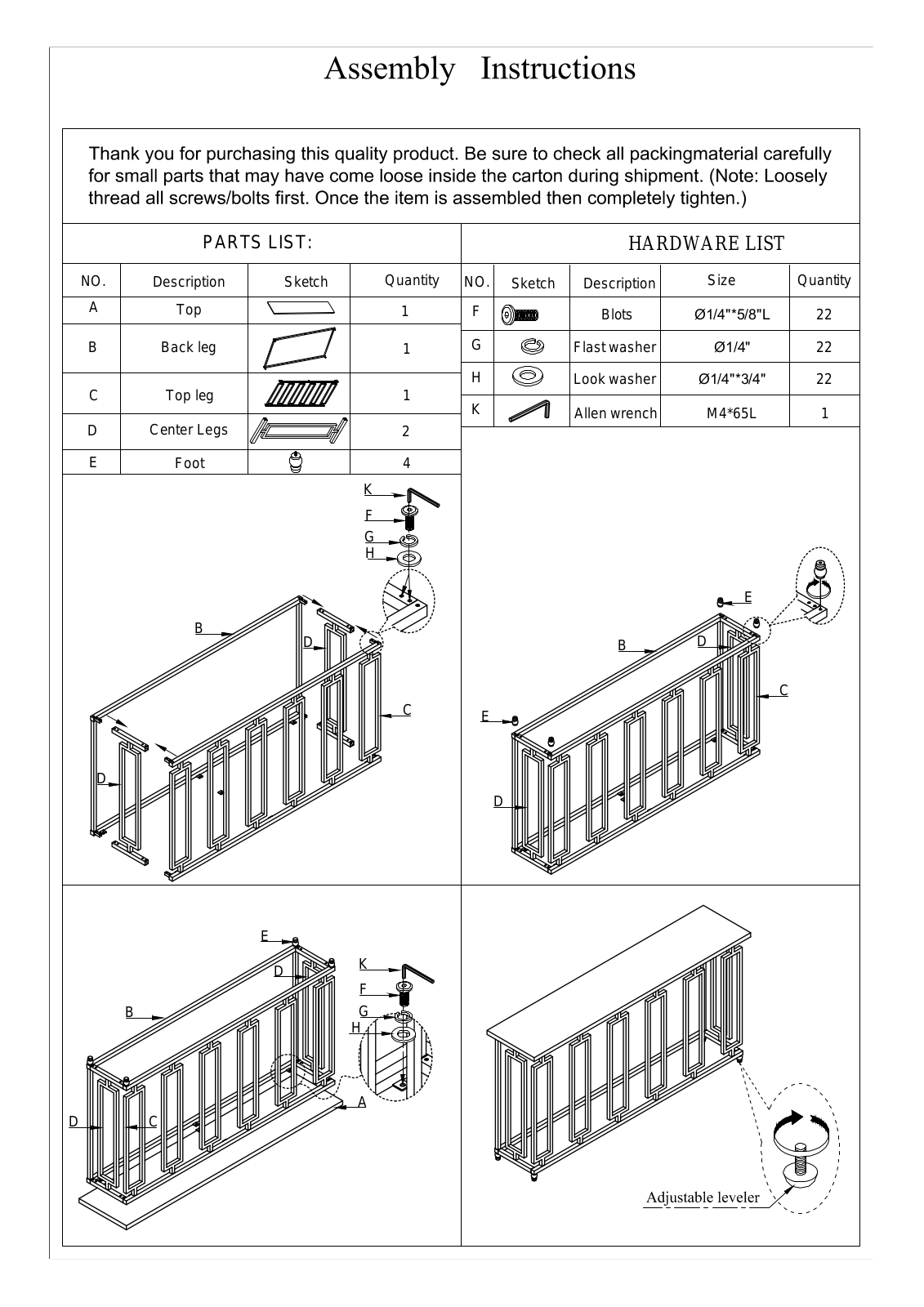 Foundry Select W002724457 Specifications - ManualMachine.com