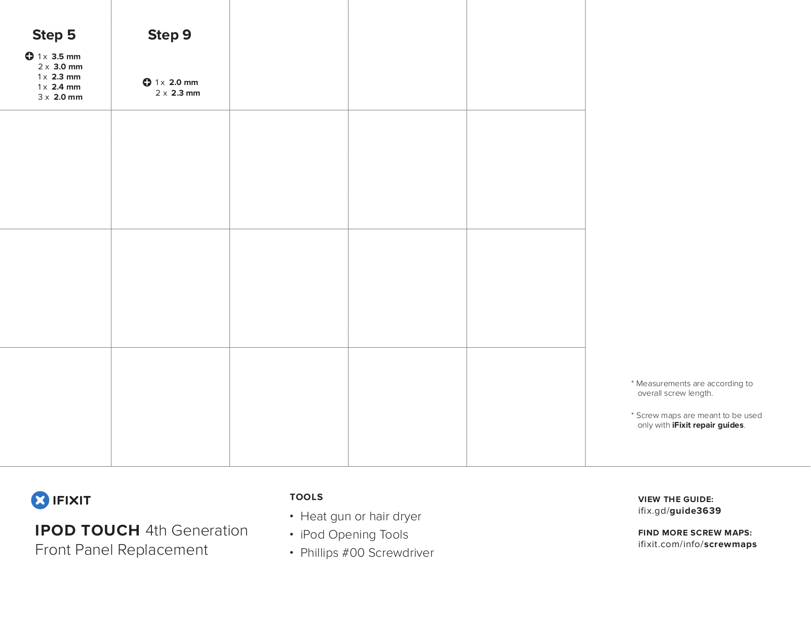 Ifixit IPOD TOUCH 4th Generation User manual