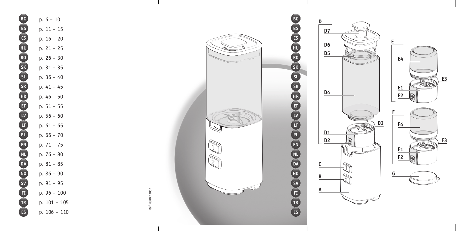 Tefal Click and Taste BL142A38 User Manual