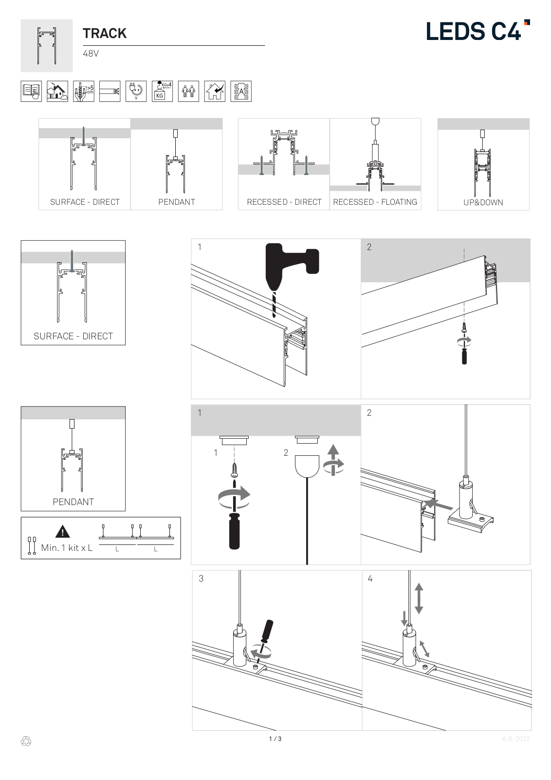LEDS-C4 TRACK 48V User guide - ManualMachine.com