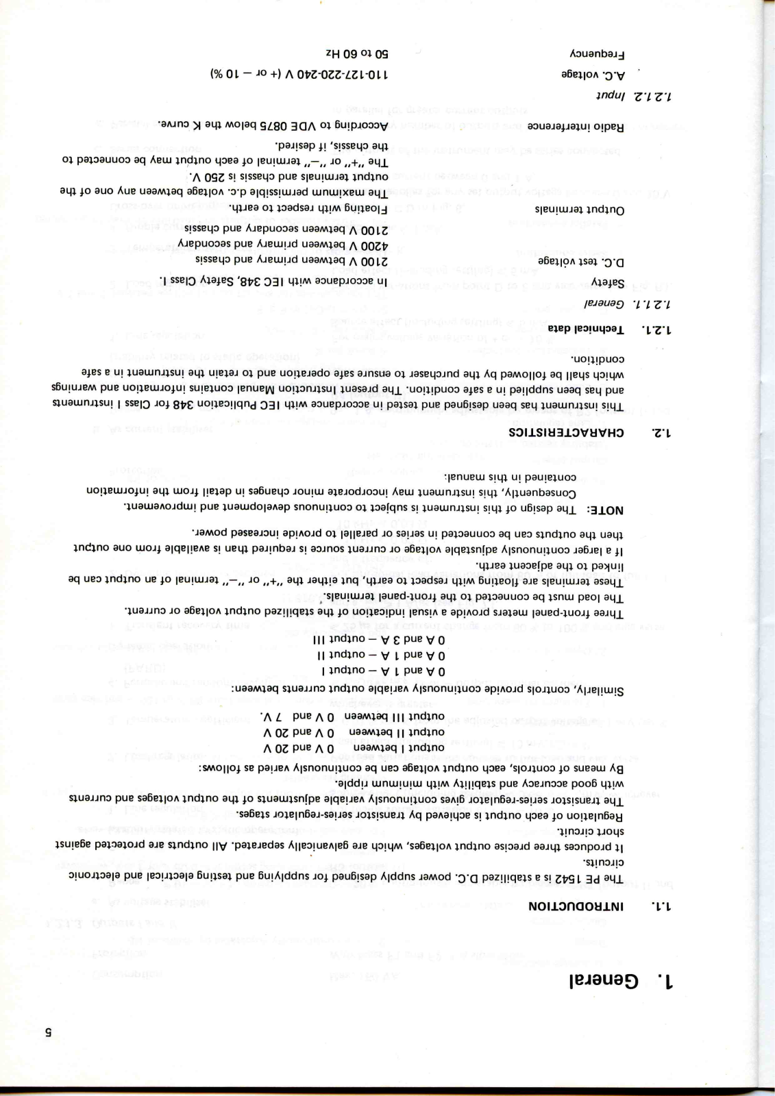 Philips pe1542-1, pe1542, PE1542-S5E User Manual