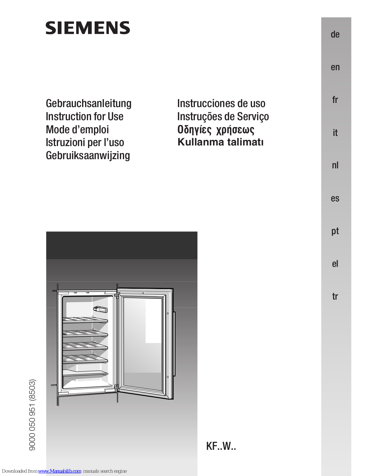 Siemens KF series Instructions For Use Manual