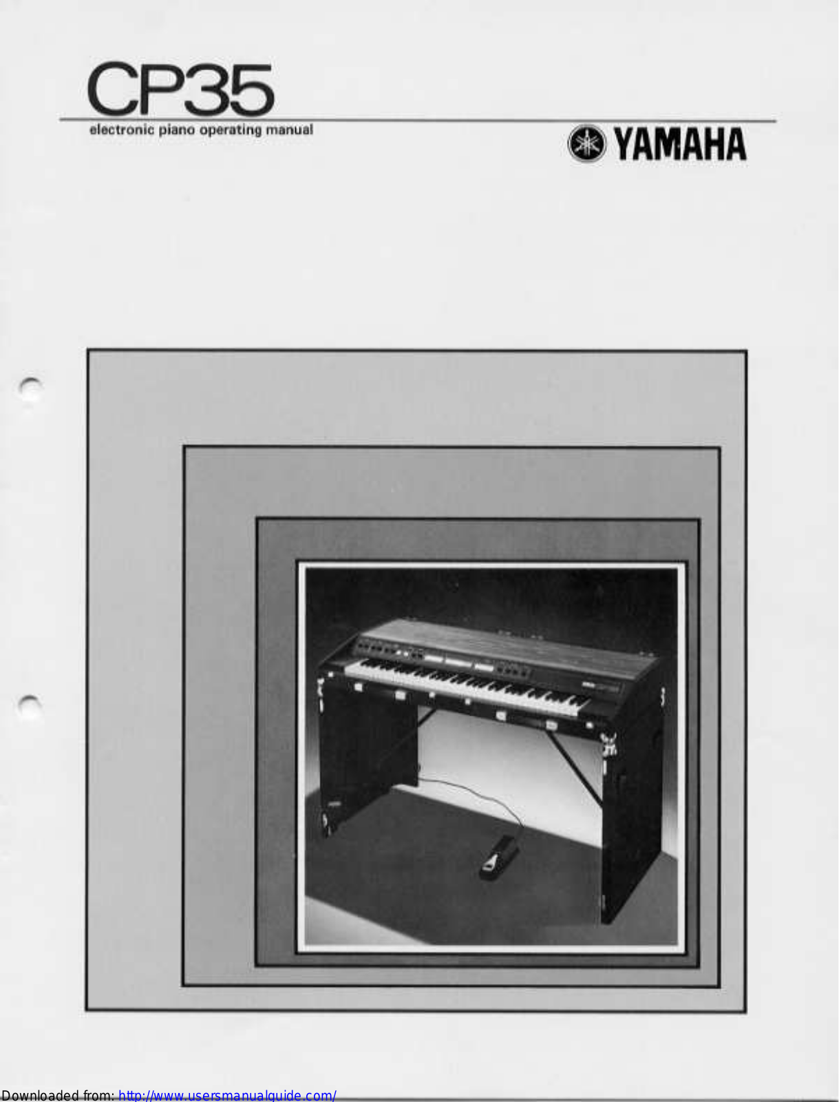 Yamaha Audio CP35 User Manual