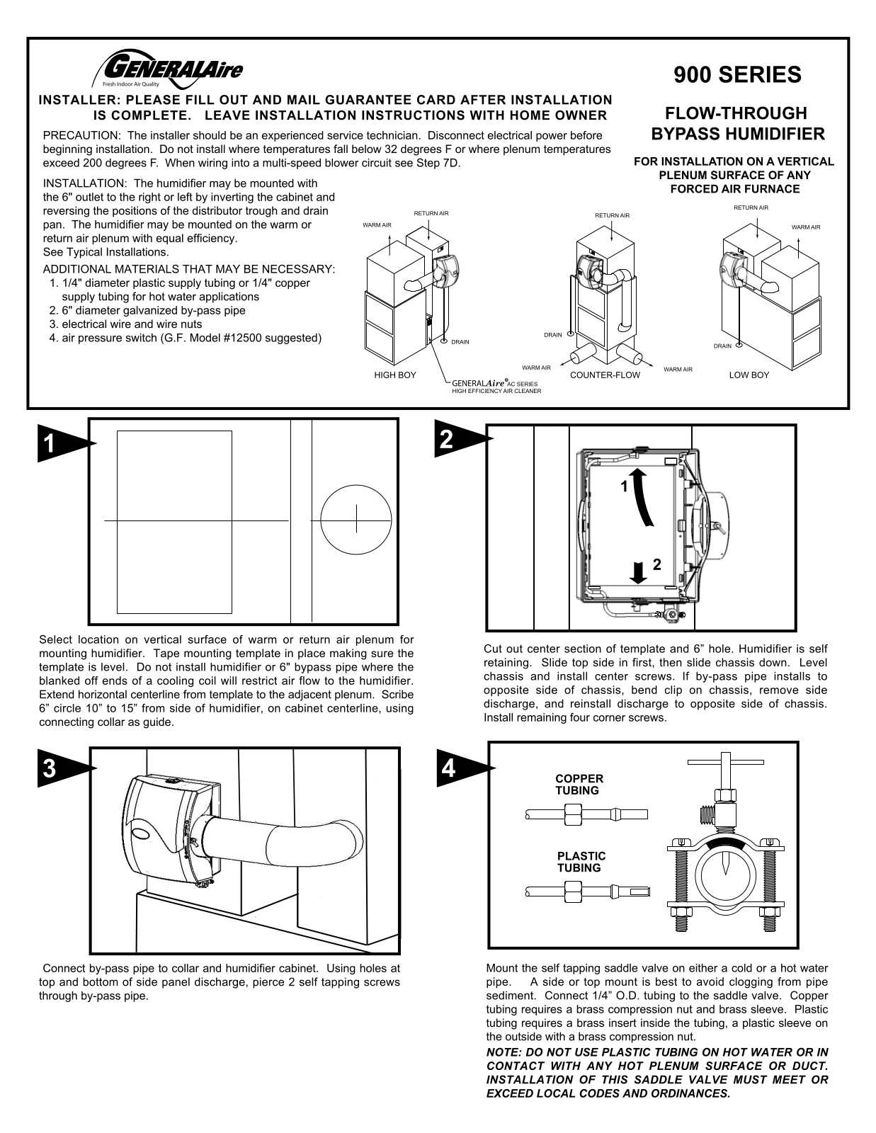 General 900m Owner's Manual