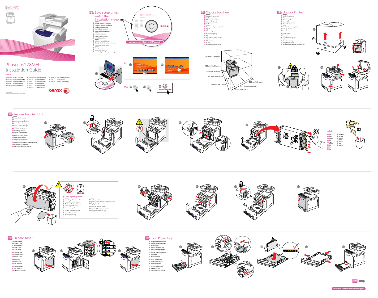 Xerox 6128MFP Install Guide