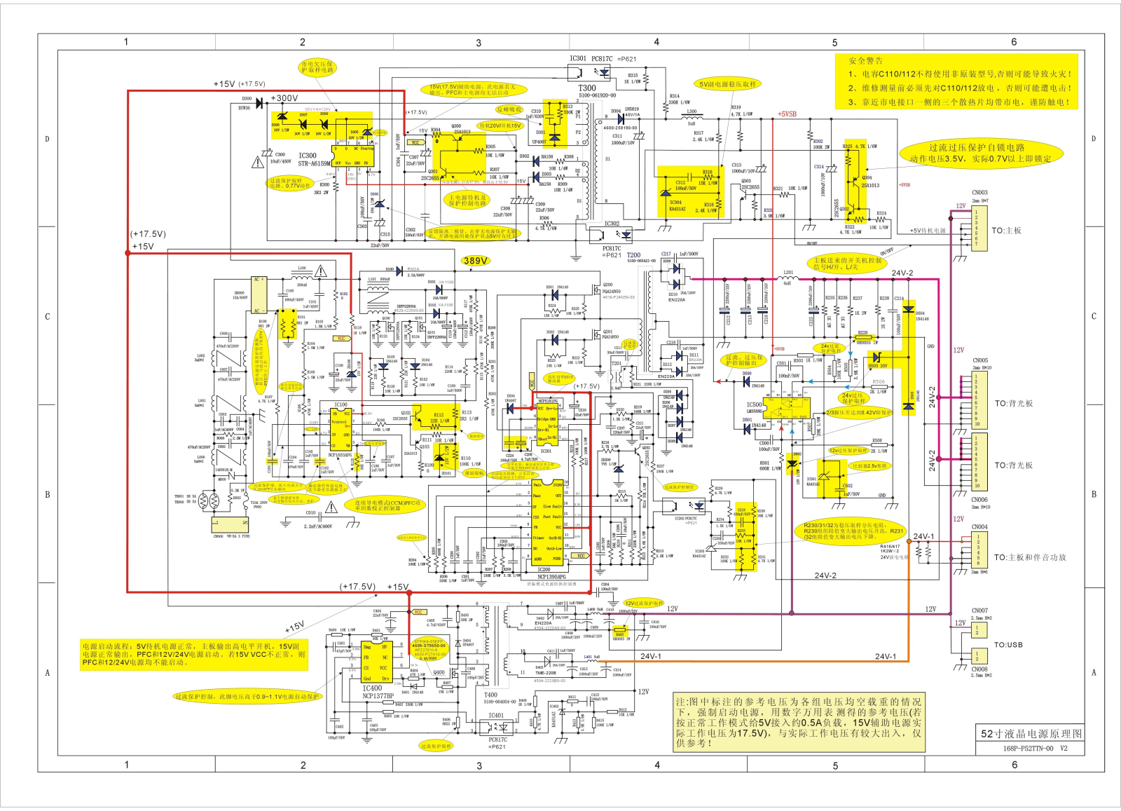 Skyworth 168P-P52TTN-00 Schematic