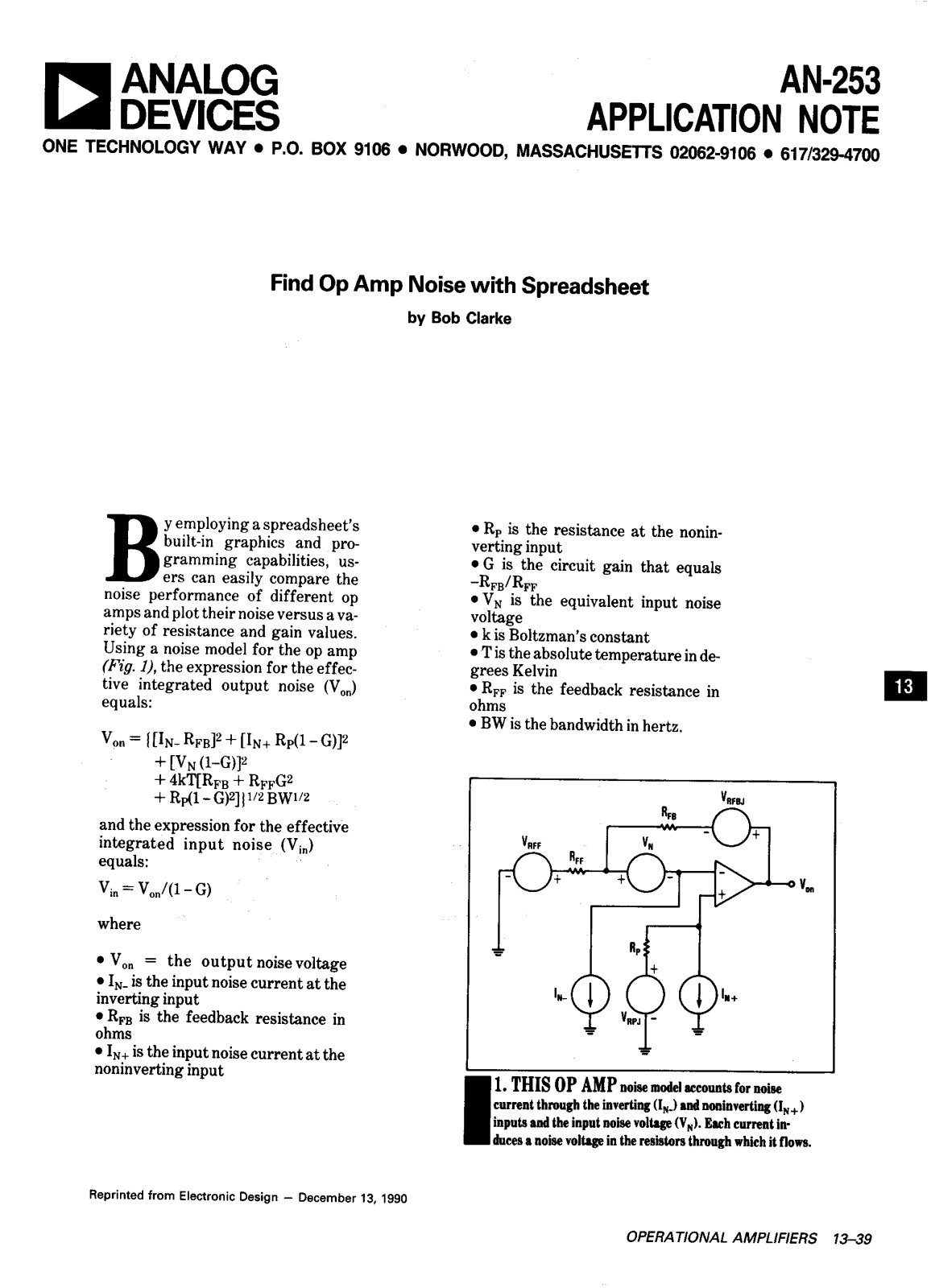 Analog Devices AN253 Application Notes