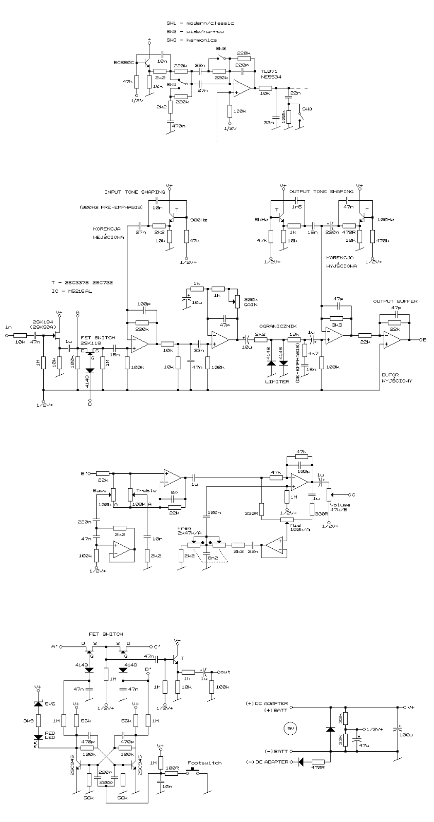 Boss mt2 schematic