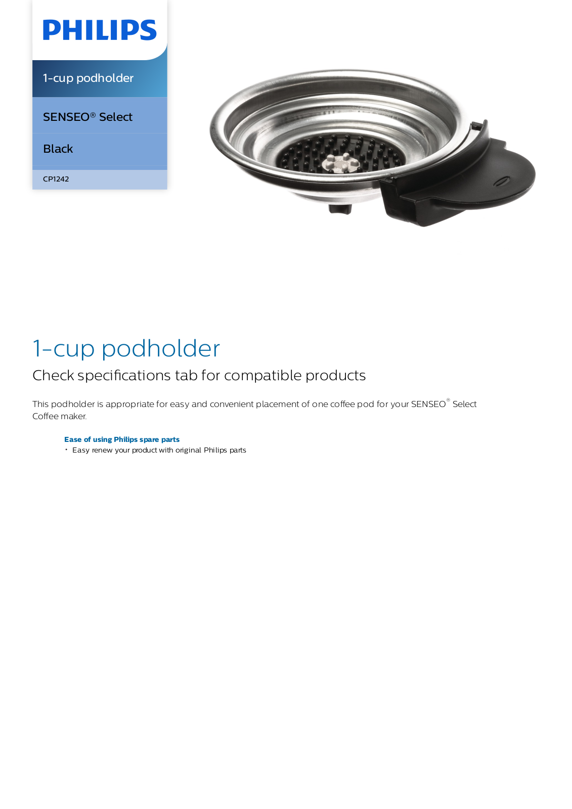 Philips CP1242/01 leaflet - ManualMachine.com