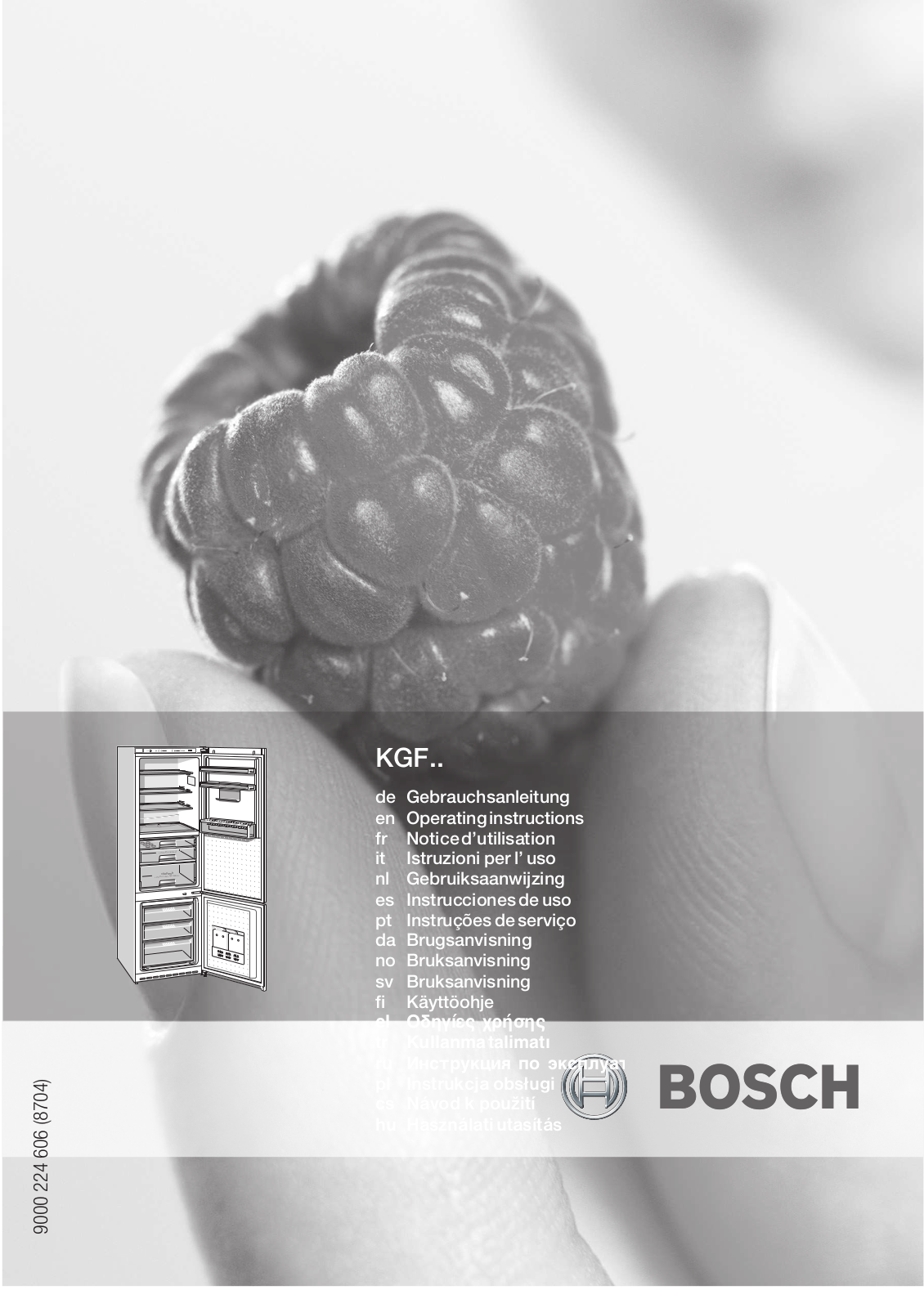 Bosch KGS 39P90 User Manual