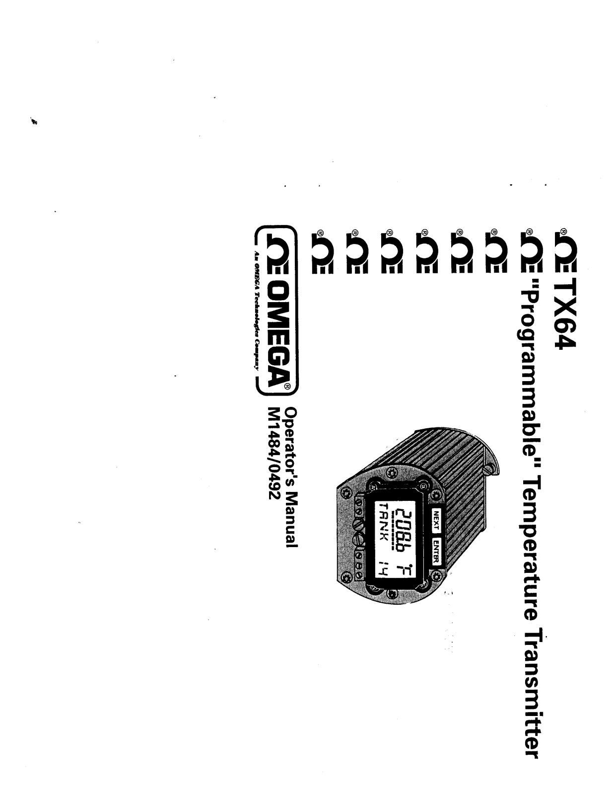 Omega TX60, TX64 User guide - ManualMachine.com
