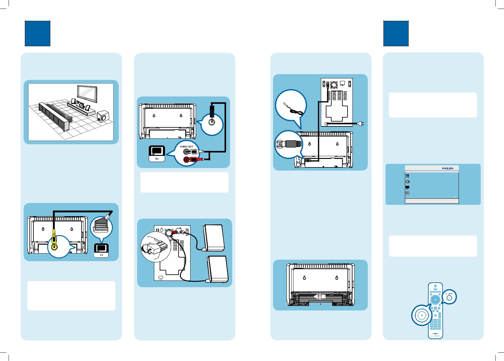 Philips HTS4600 Getting Started Guide