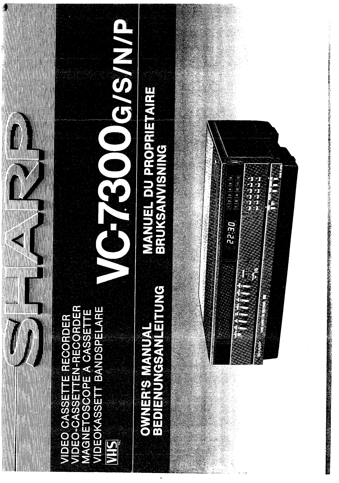 Sharp VC-7300 User Manual