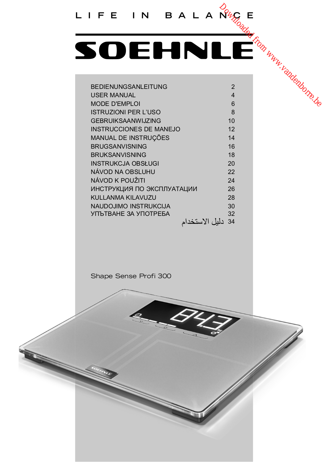 SOEHNLE 63869 User Manual