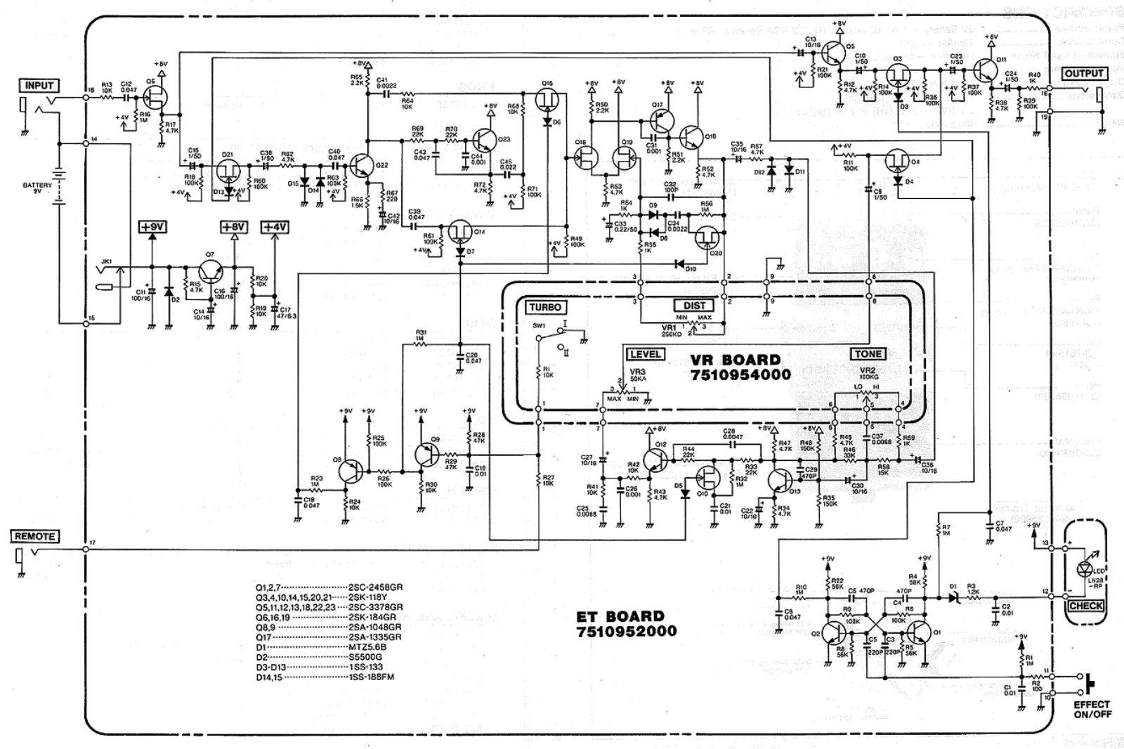 Boss ds2 schematic