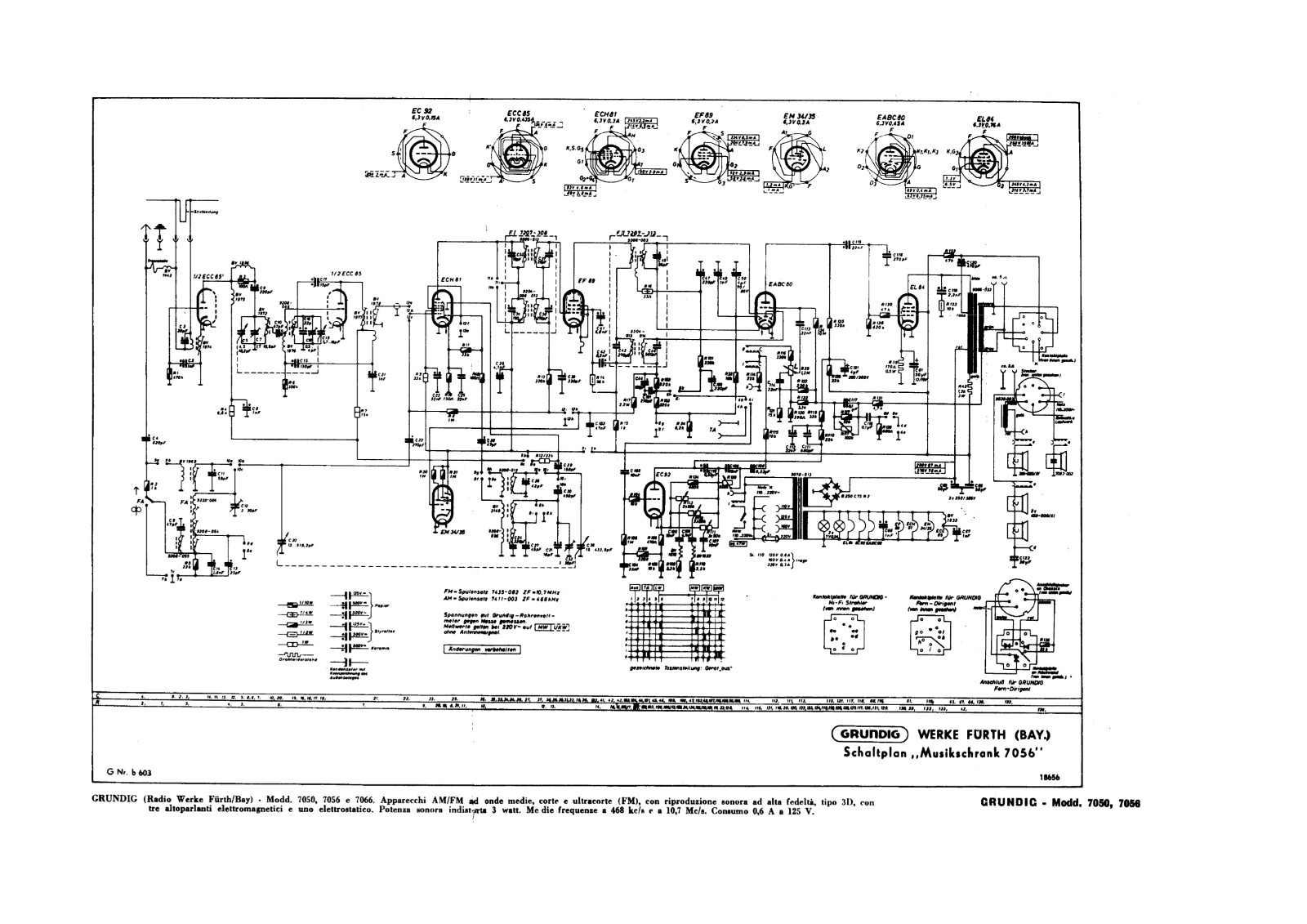 Grundig 70507056 schematic