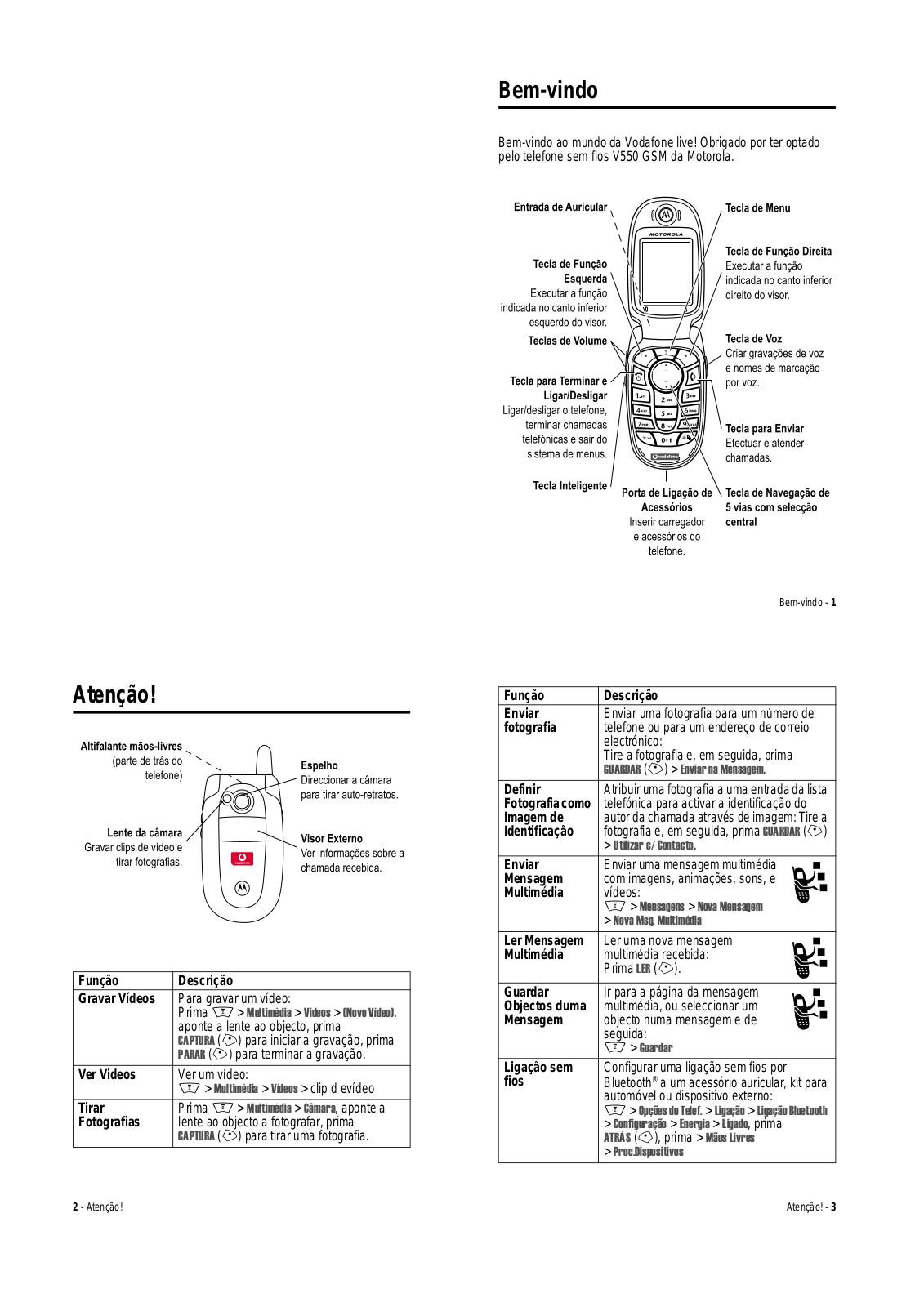 Motorola V550 User Manual