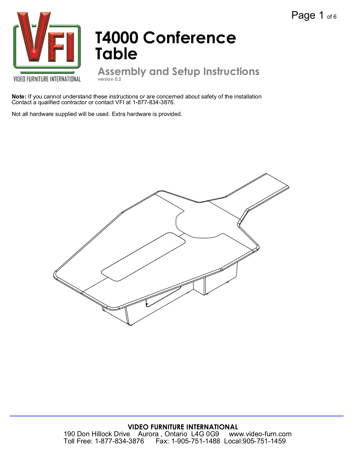 AVF T4000 T3 User Manual