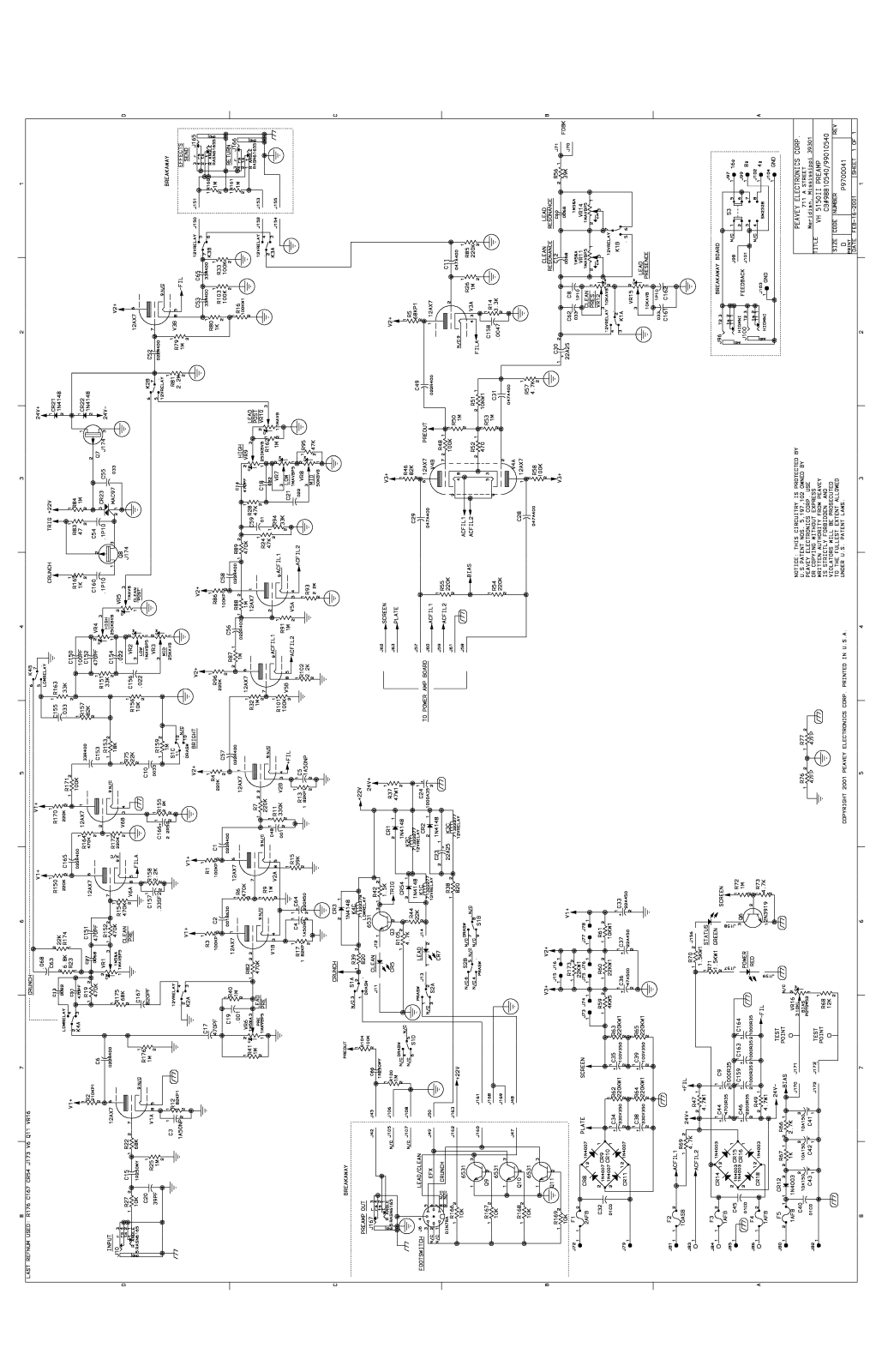 Peavey 5150 ii schematic