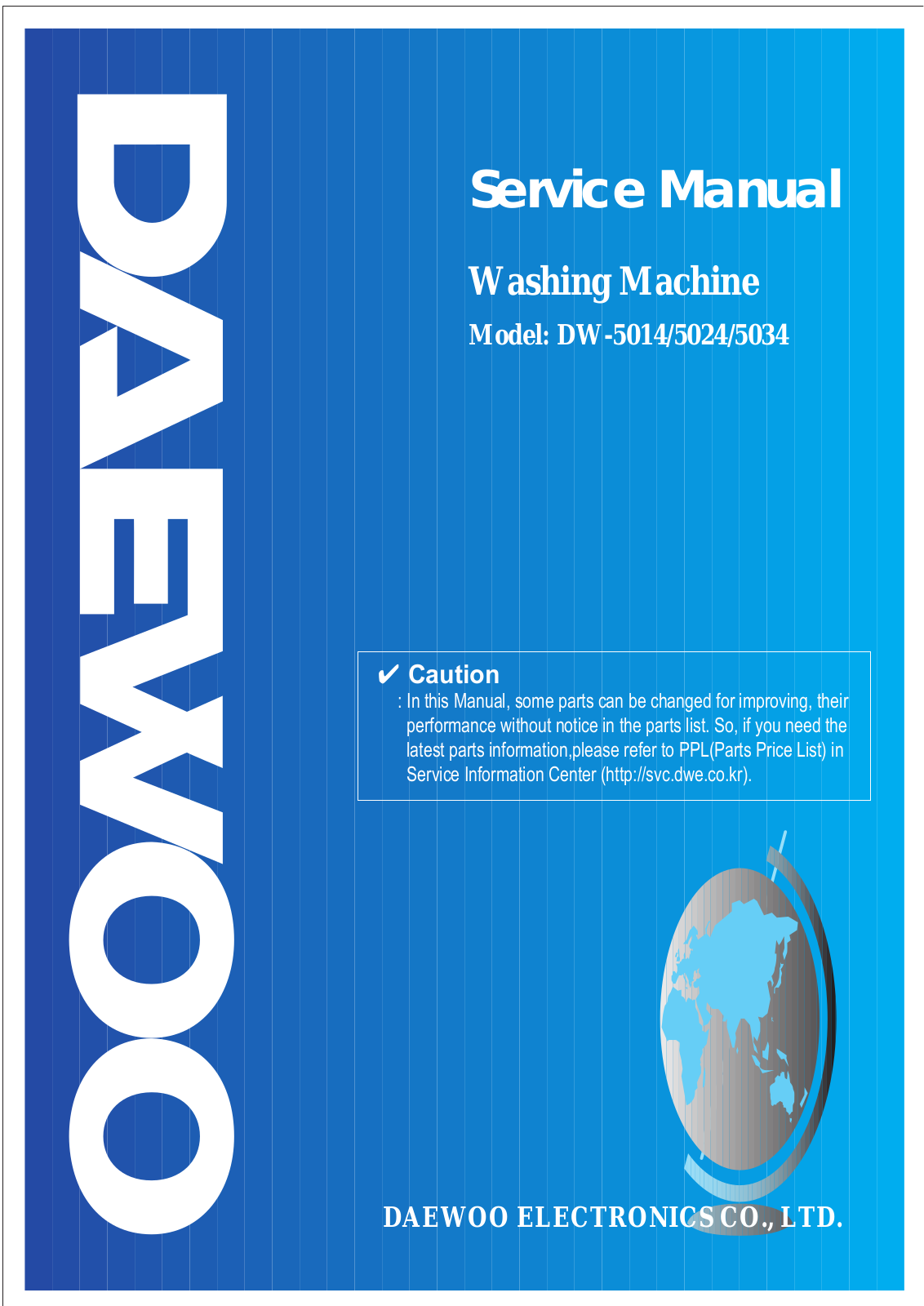 Daewoo DW-5020 Schematic