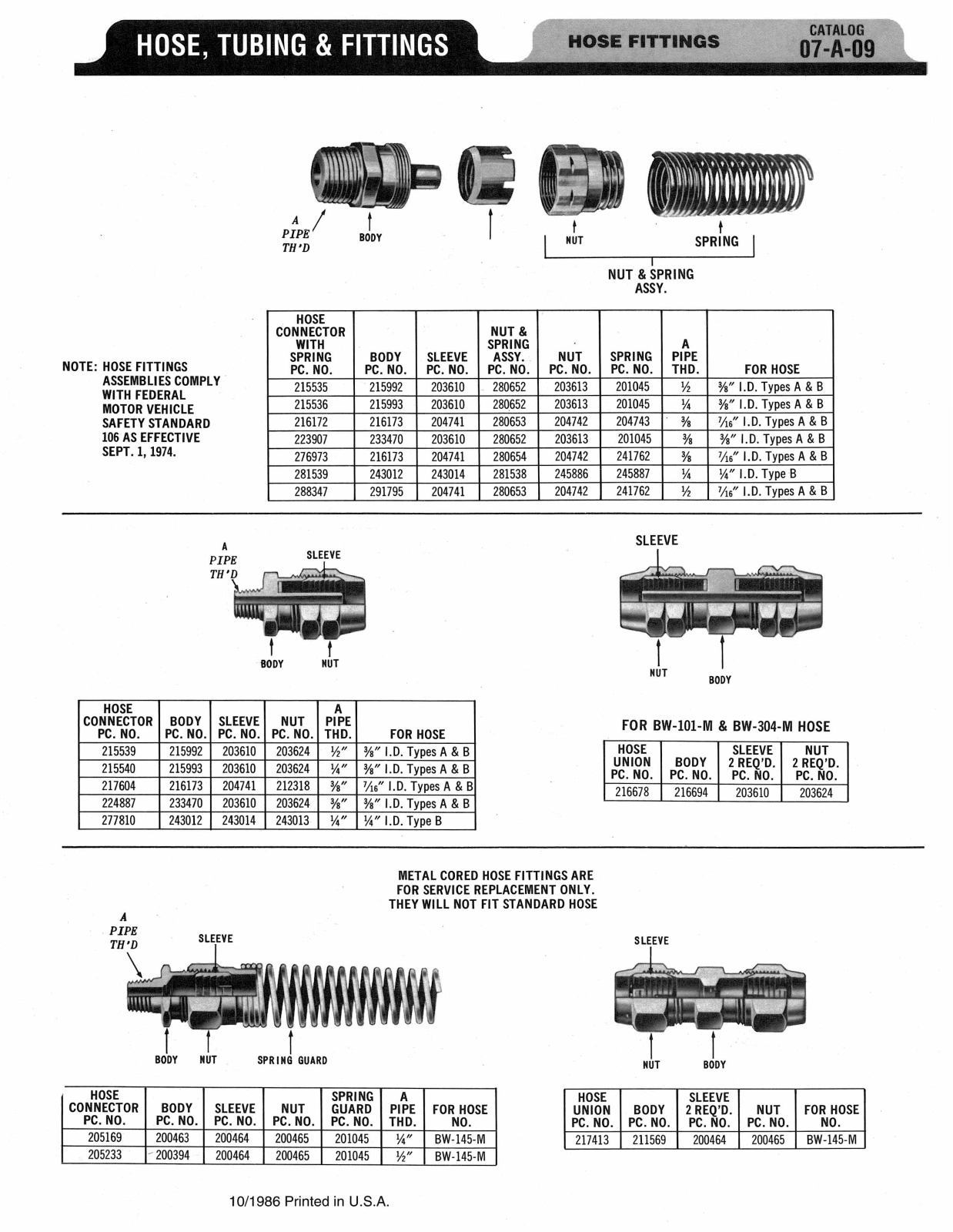 BENDIX 07-A-09 User Manual