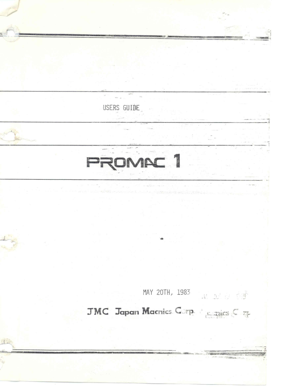 JMC promac 1 schematic