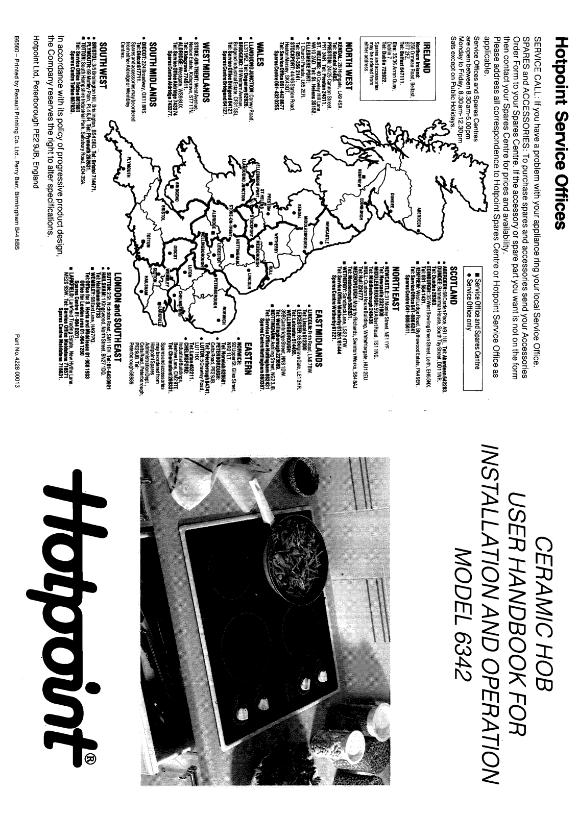 Hotpoint 6342 User Manual